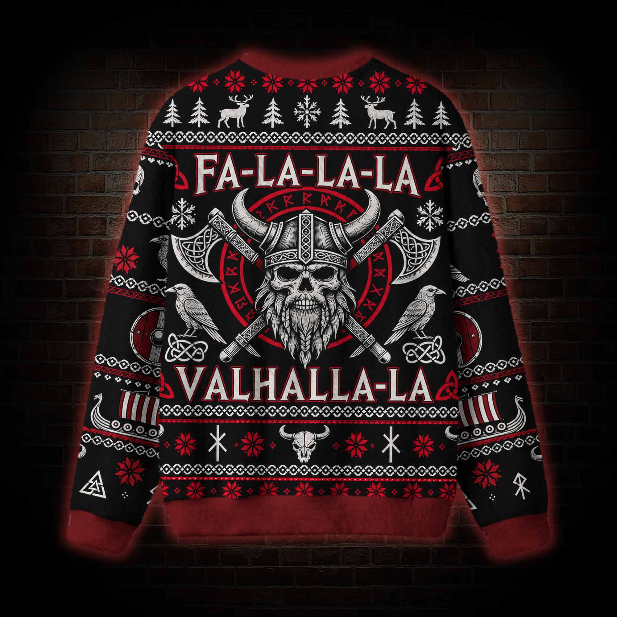 Viking Skull Ugly Sweatshirts