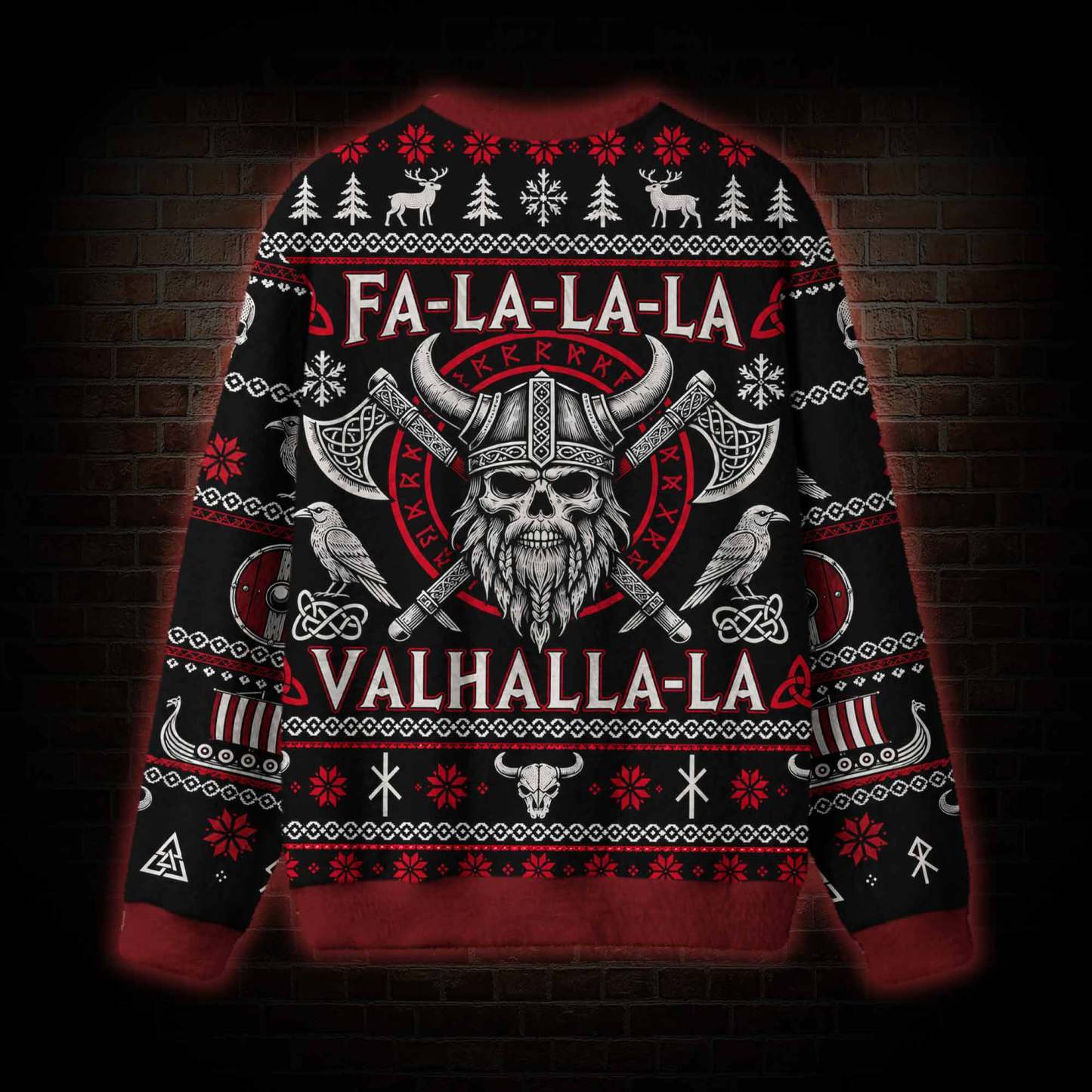 Viking Skull Ugly Sweatshirts