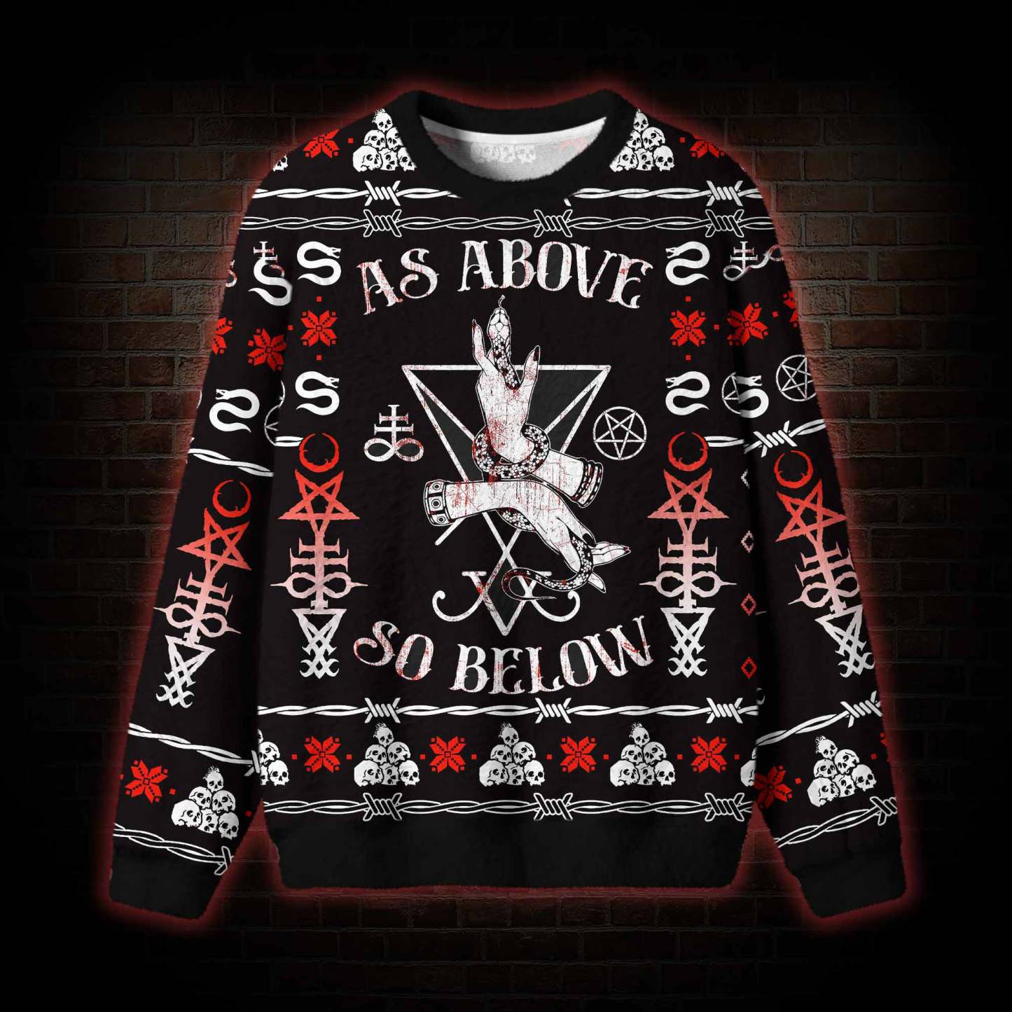 As Above So Below Ugly Sweatshirts