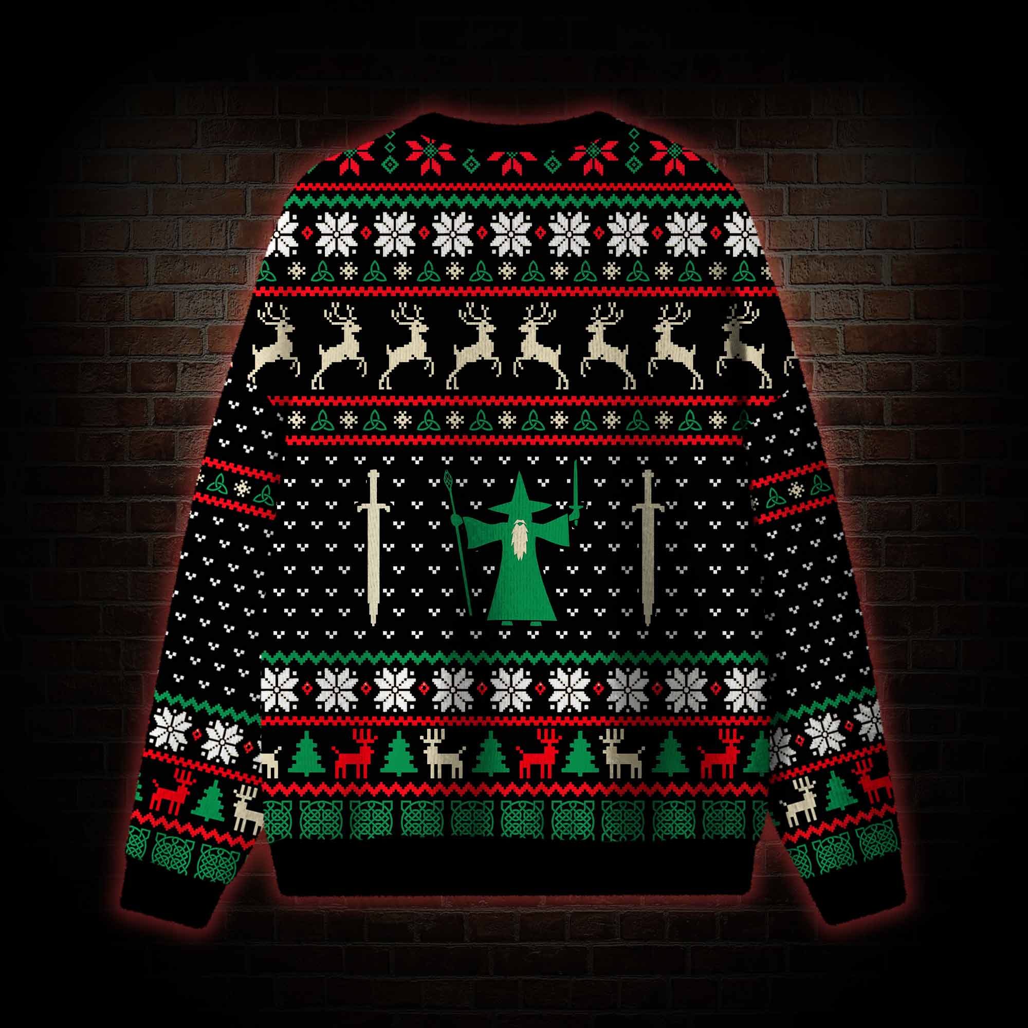 Yule Shall Not Pass Ugly Sweatshirts