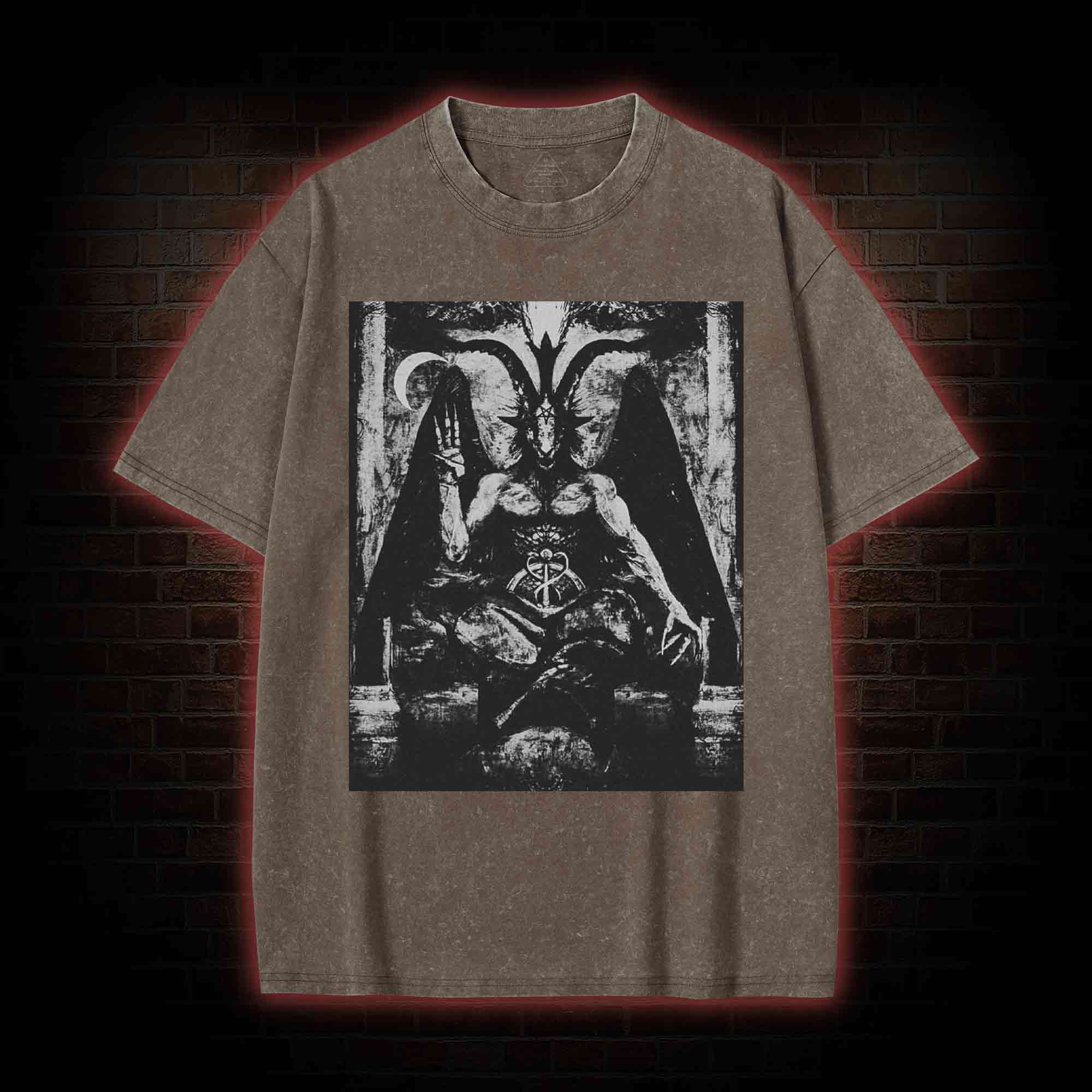 Demonic Goat Washed T-shirt