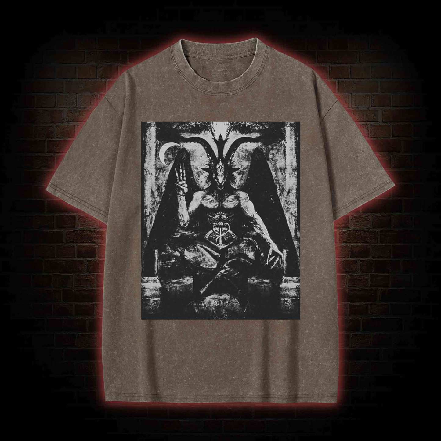 Demonic Goat Washed T-shirt