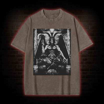 Demonic Goat Washed T-shirt