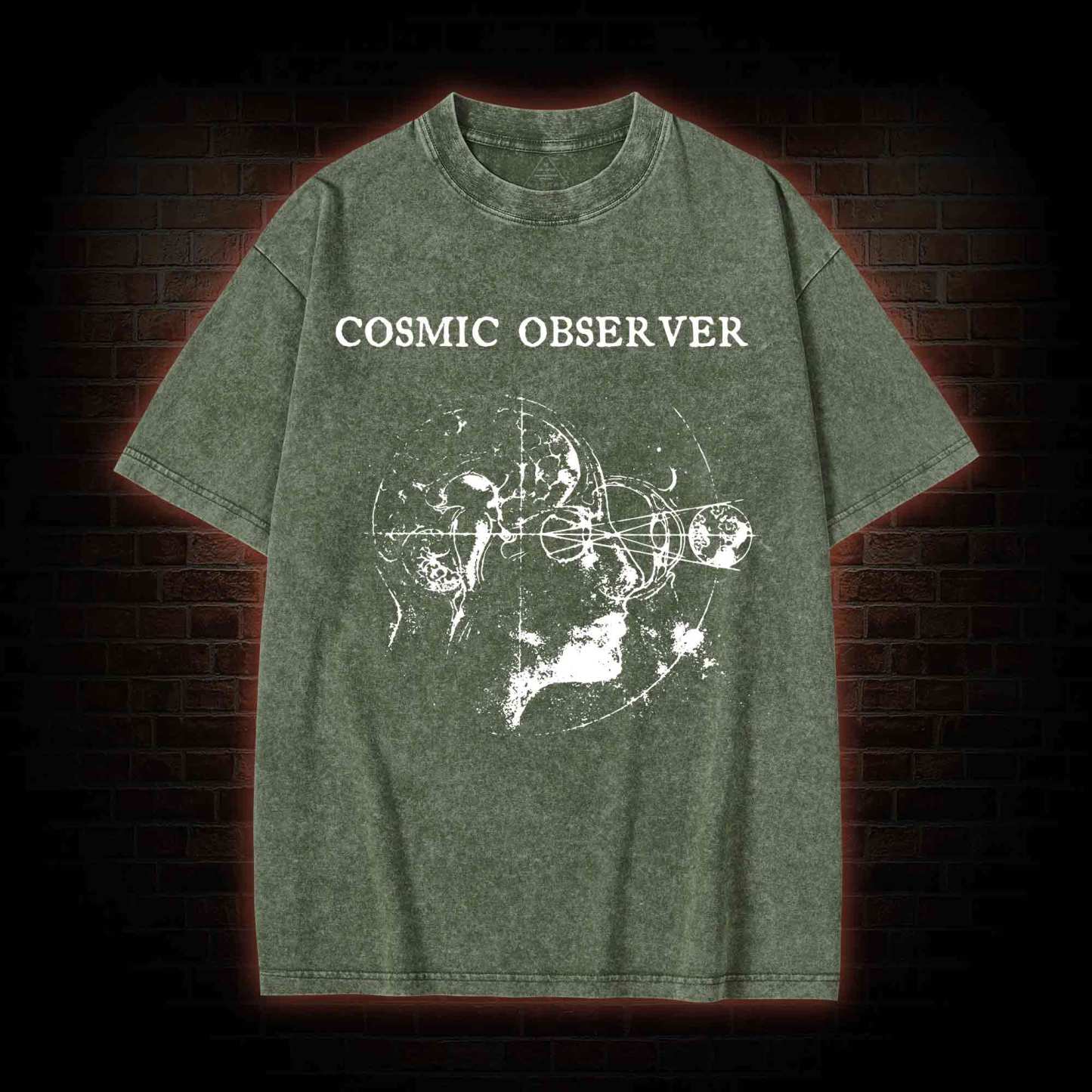 Cosmic Observer Washed T-shirt