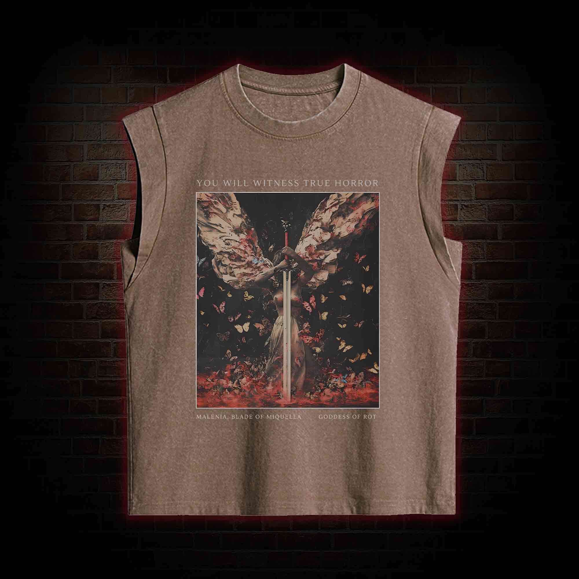 Goddess of Rot Slim Fit Women's Washed Tank Top