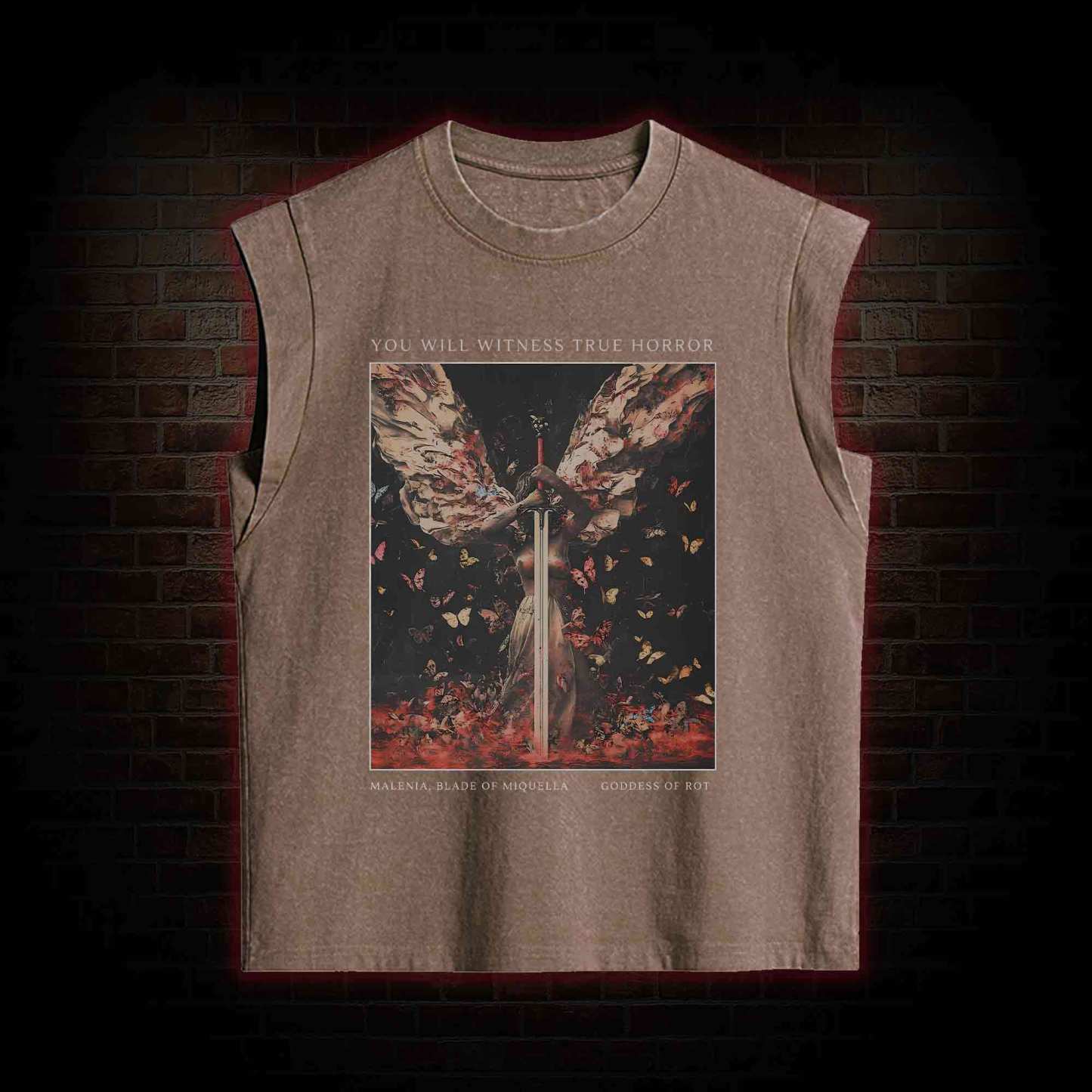 Goddess of Rot Slim Fit Women's Washed Tank Top