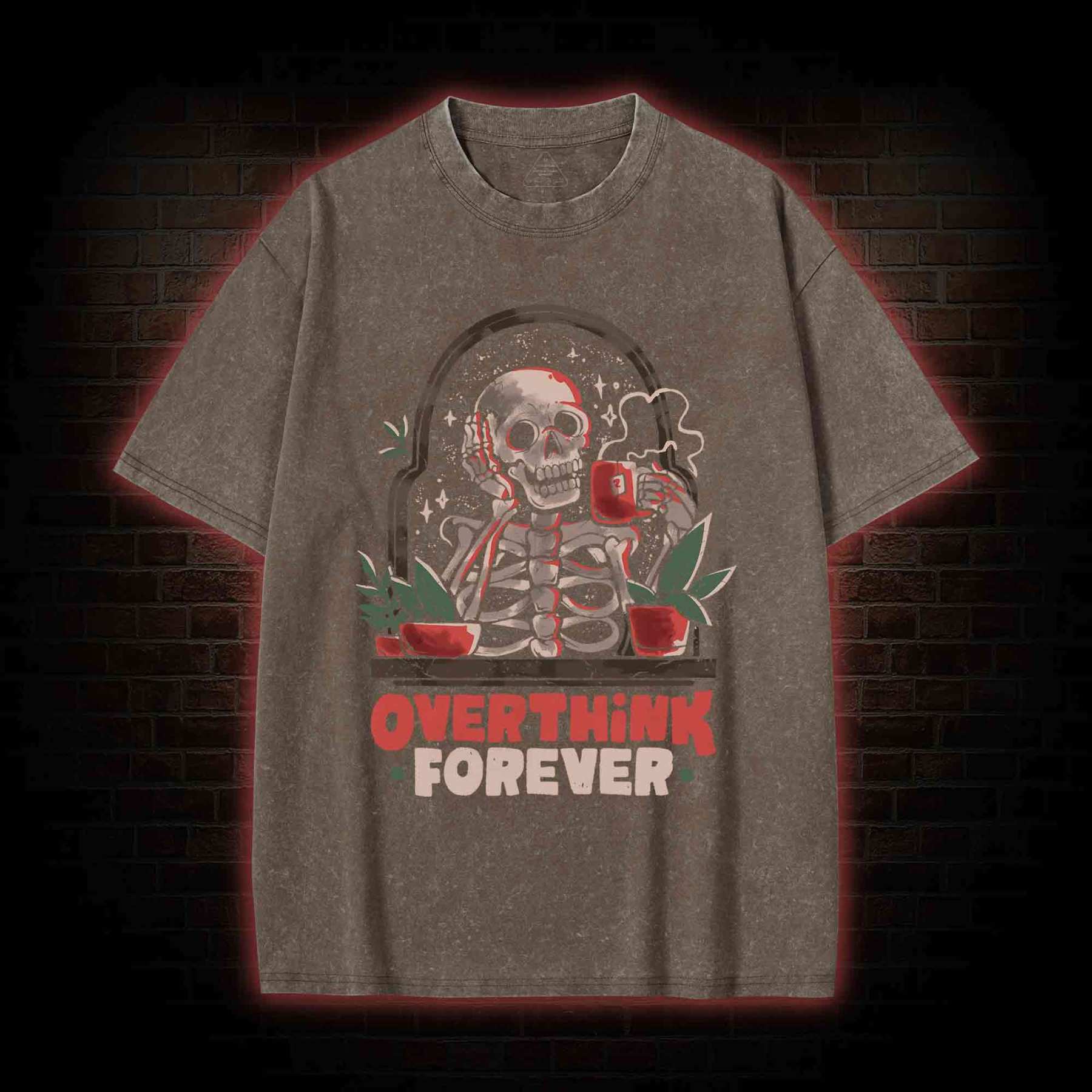 Overthinking Forever Washed T-shirt