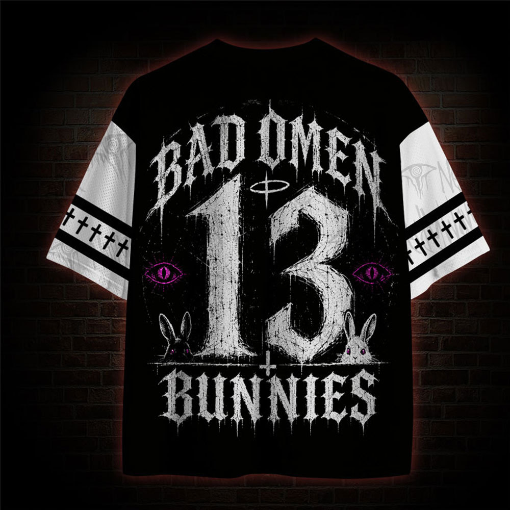 Black Omen Bunnies Mesh Jersey