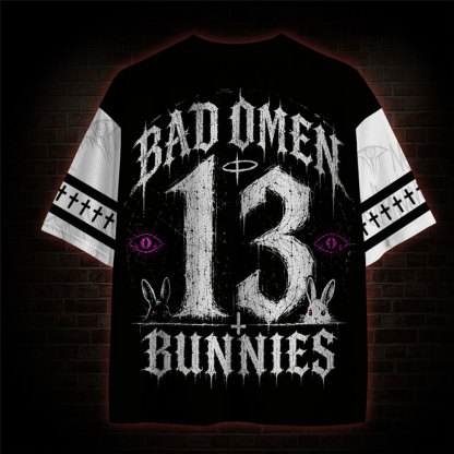 Black Omen Bunnies Mesh Jersey