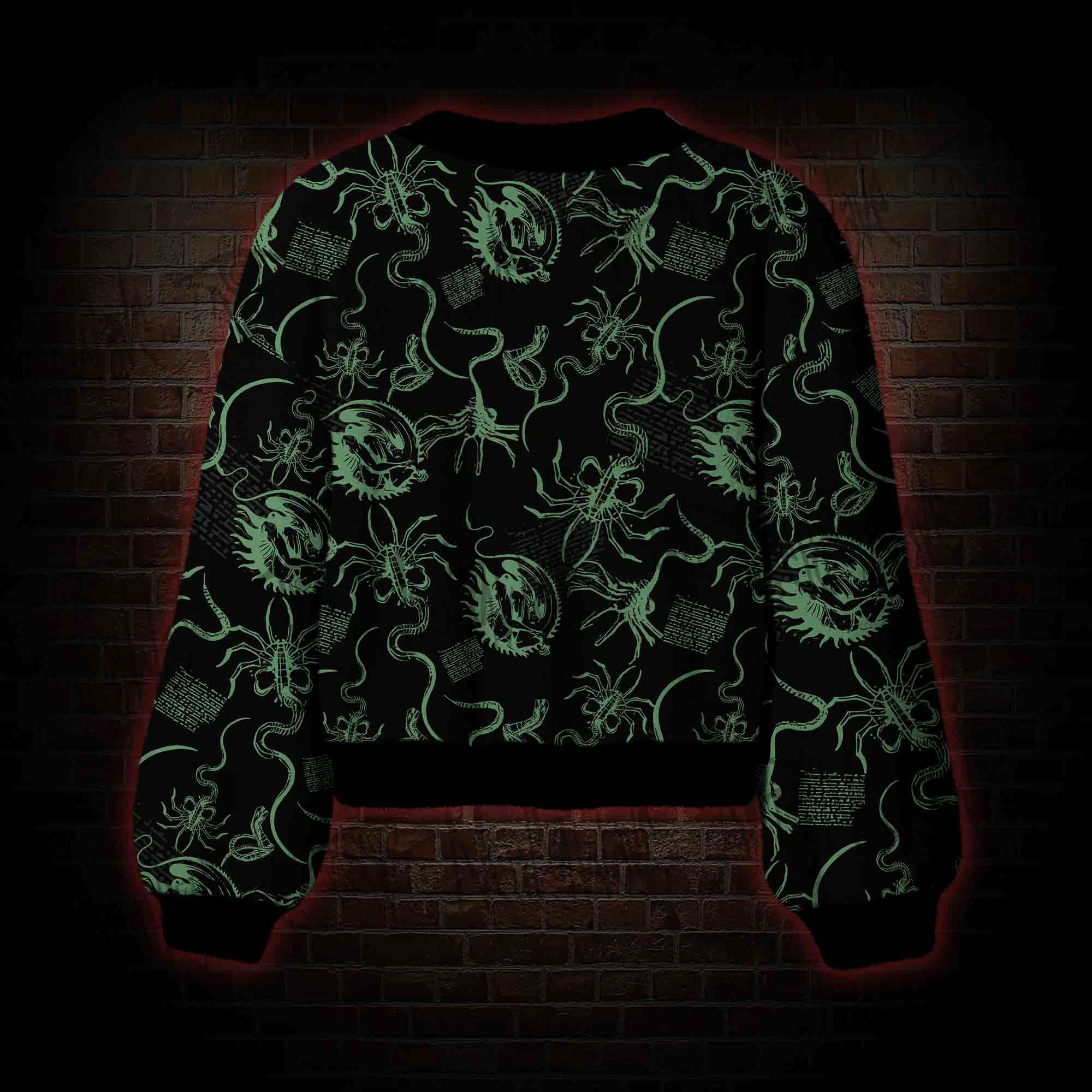 Alien Delivery Guy Women's Cardigan Sweater