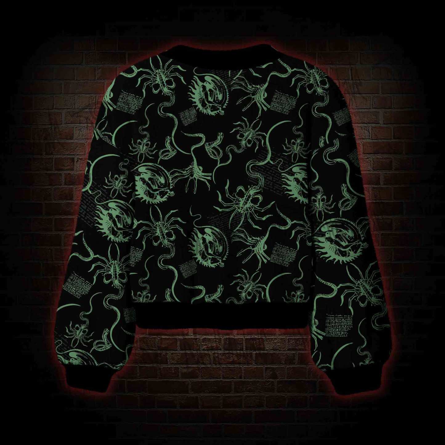 Alien Delivery Guy Women's Cardigan Sweater