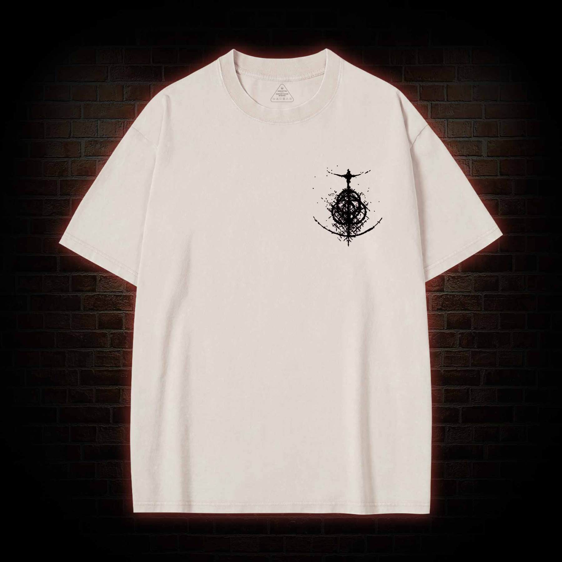 Battle Festival Front Back Washed T-shirt