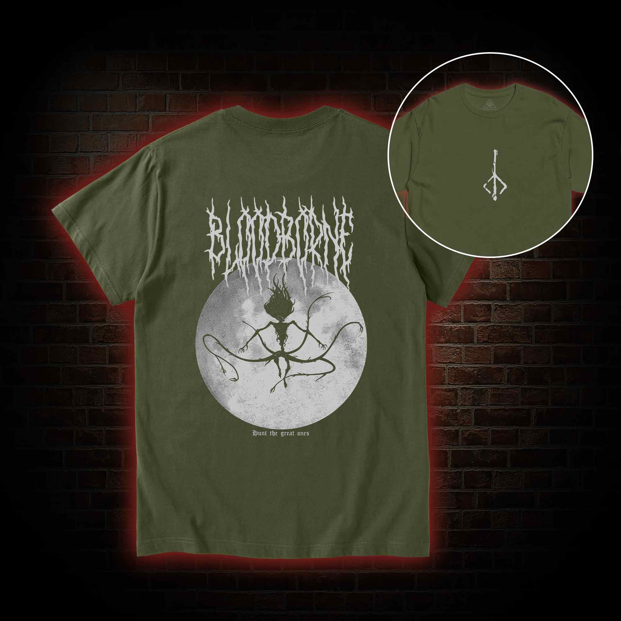 Hunt The Great Ones Back Print T-Shirt