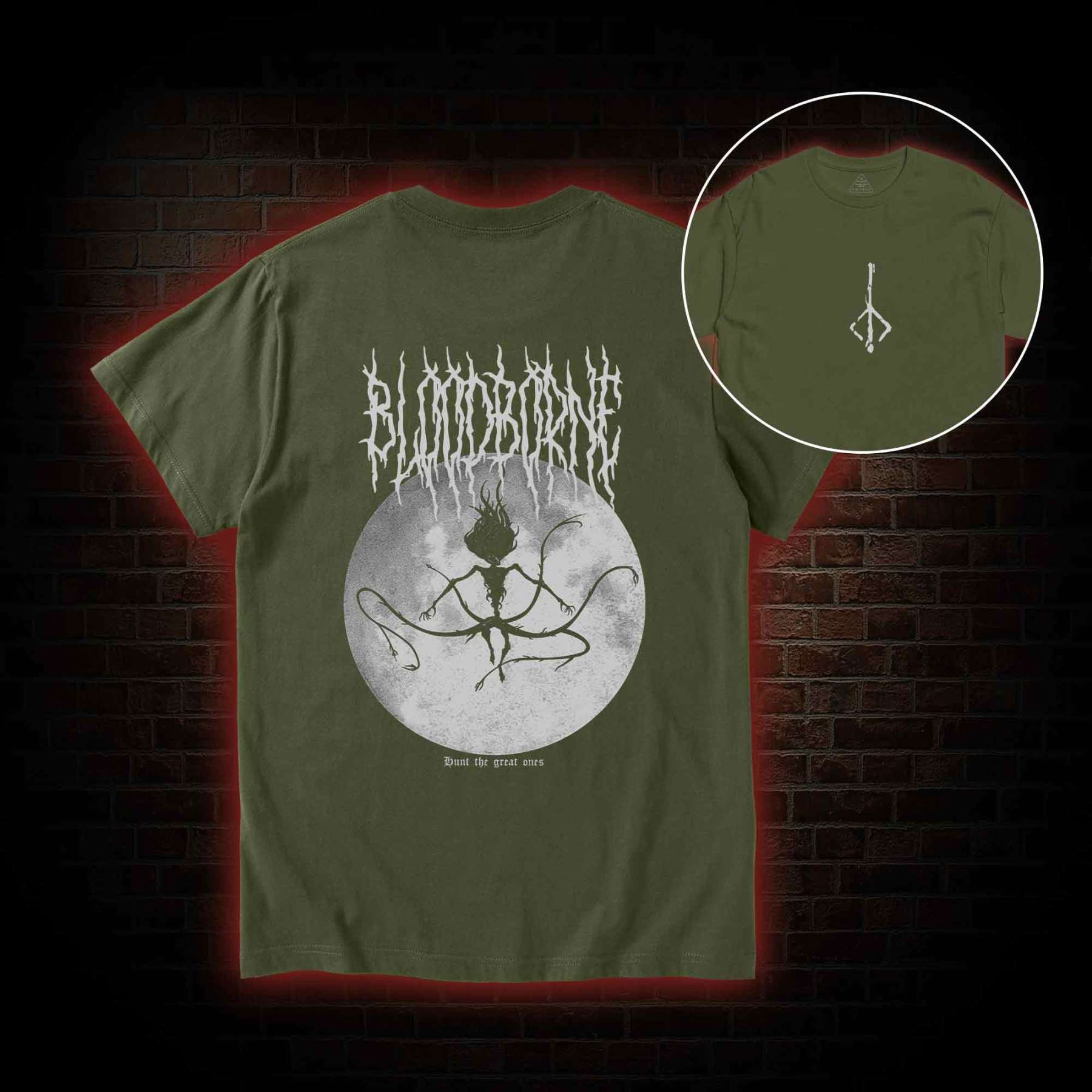 Hunt The Great Ones Back Print T-Shirt