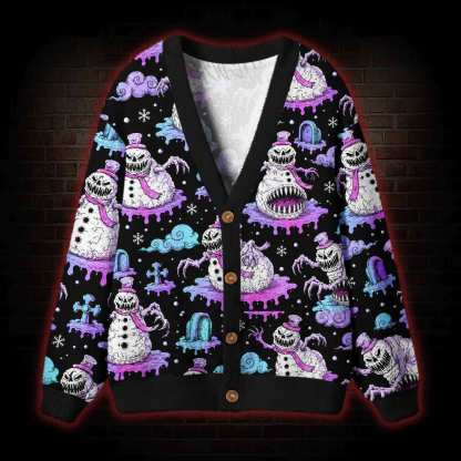 Sinister Snow Cardigan Sweater