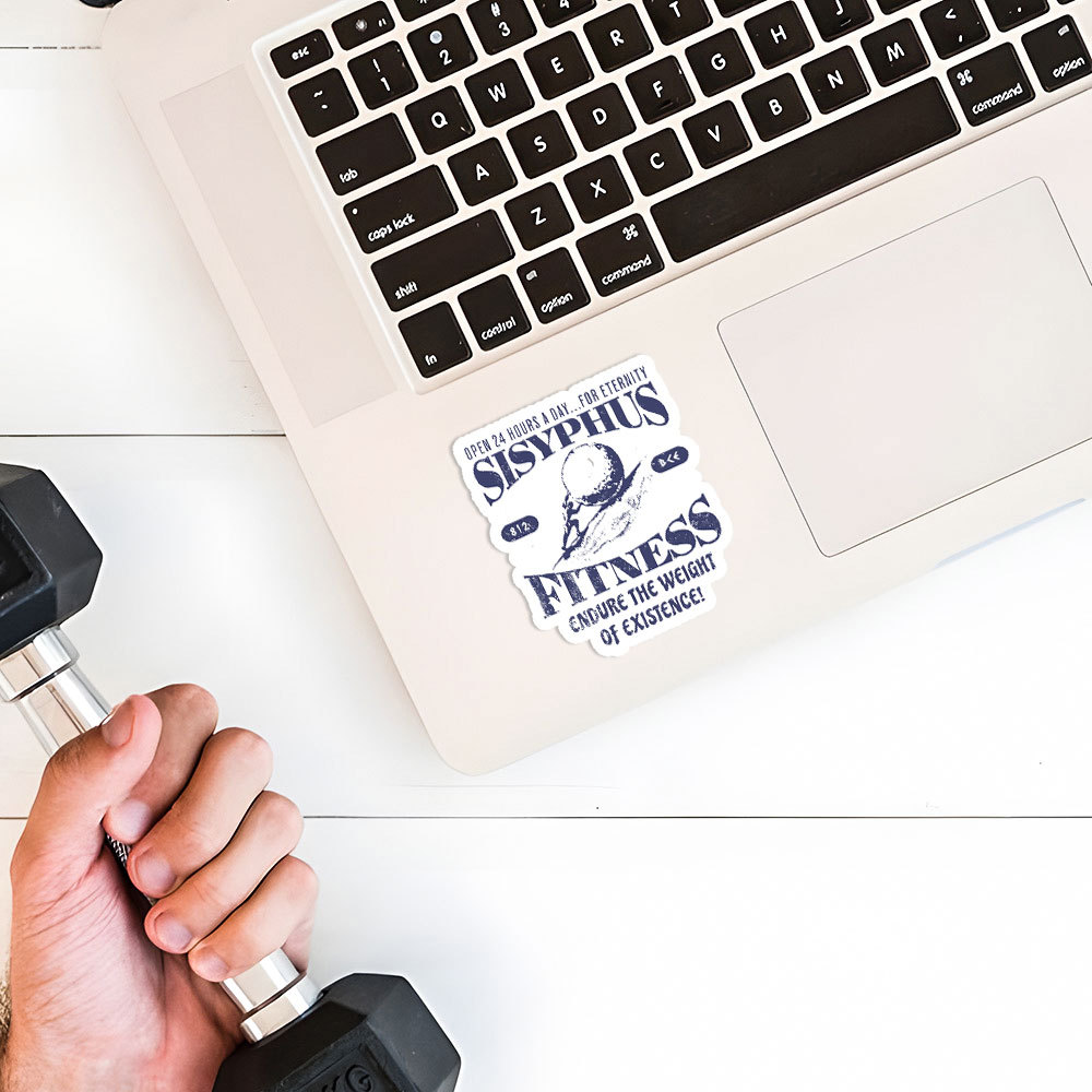 Sisyphus Fitness Sticker
