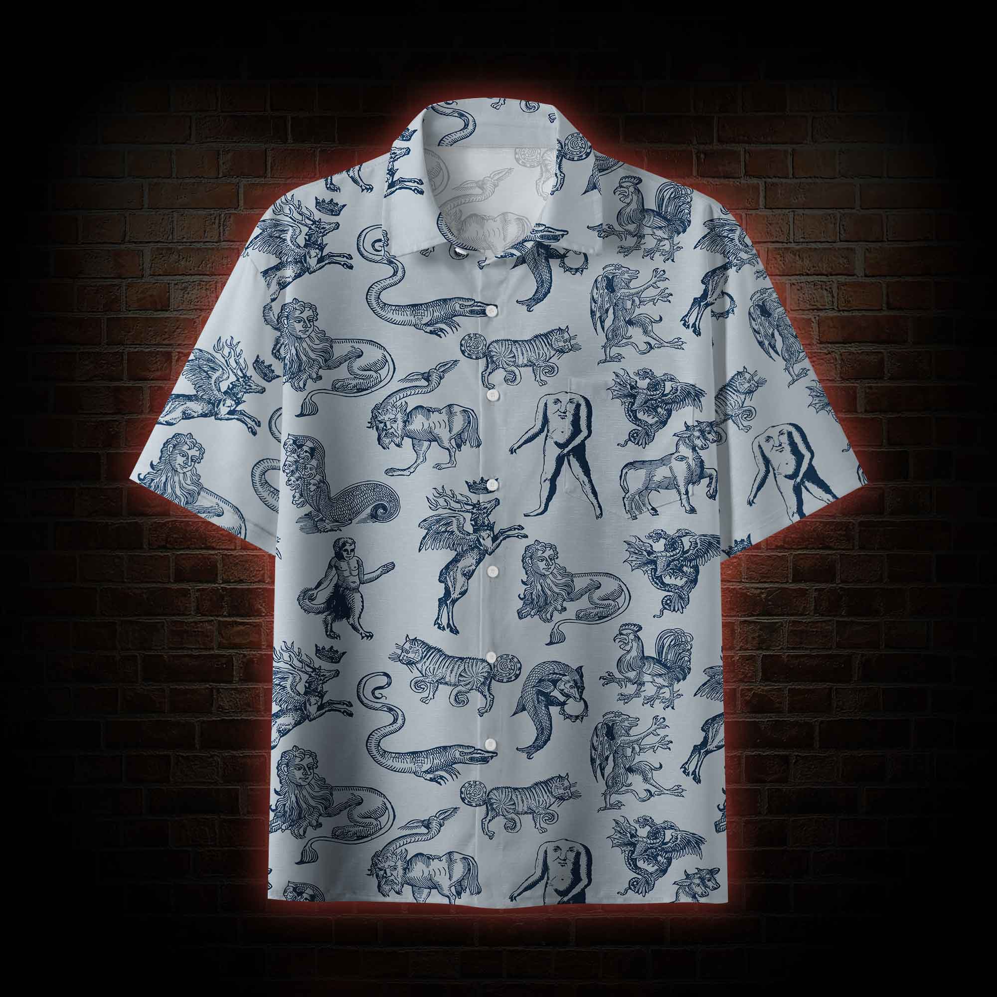 Medieval Monster Hawaiian Shirt