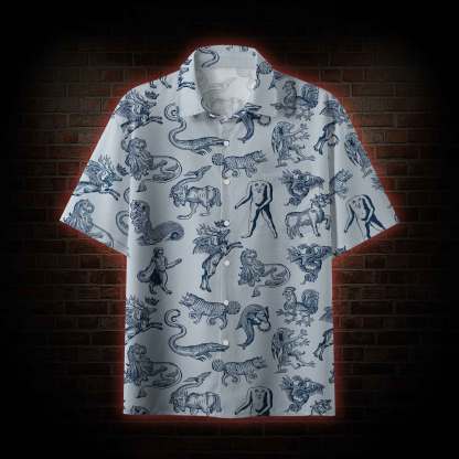 Medieval Monster Hawaiian Shirt