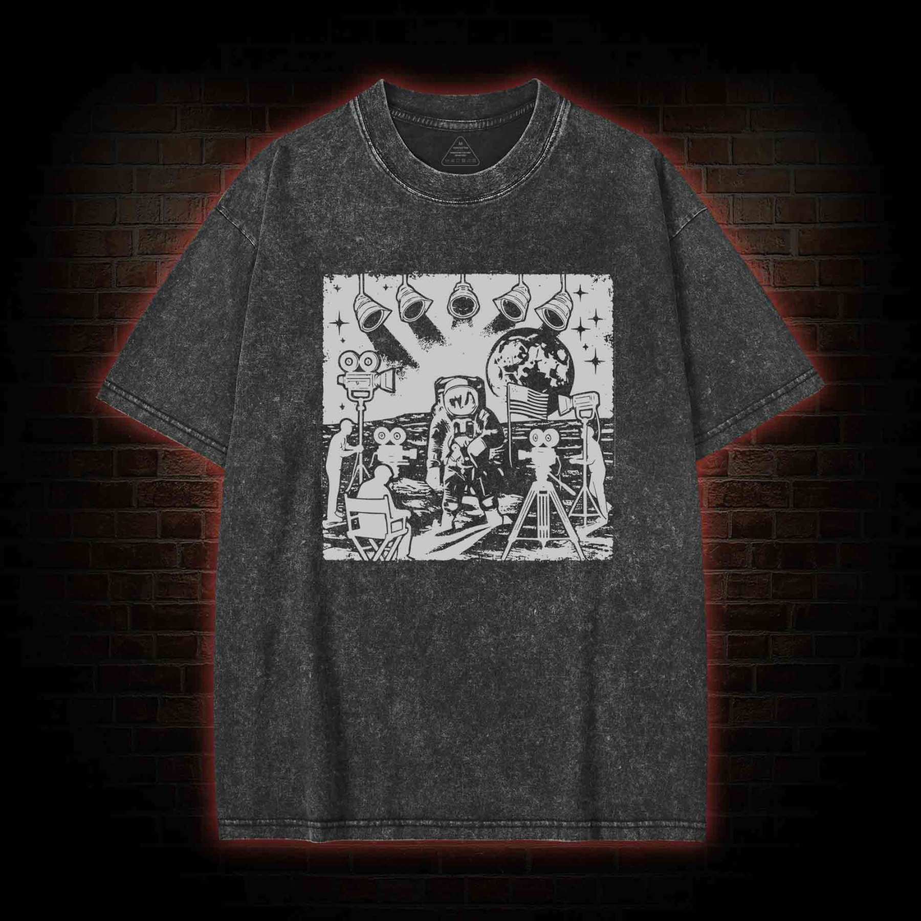Moon Landing Washed T-shirt