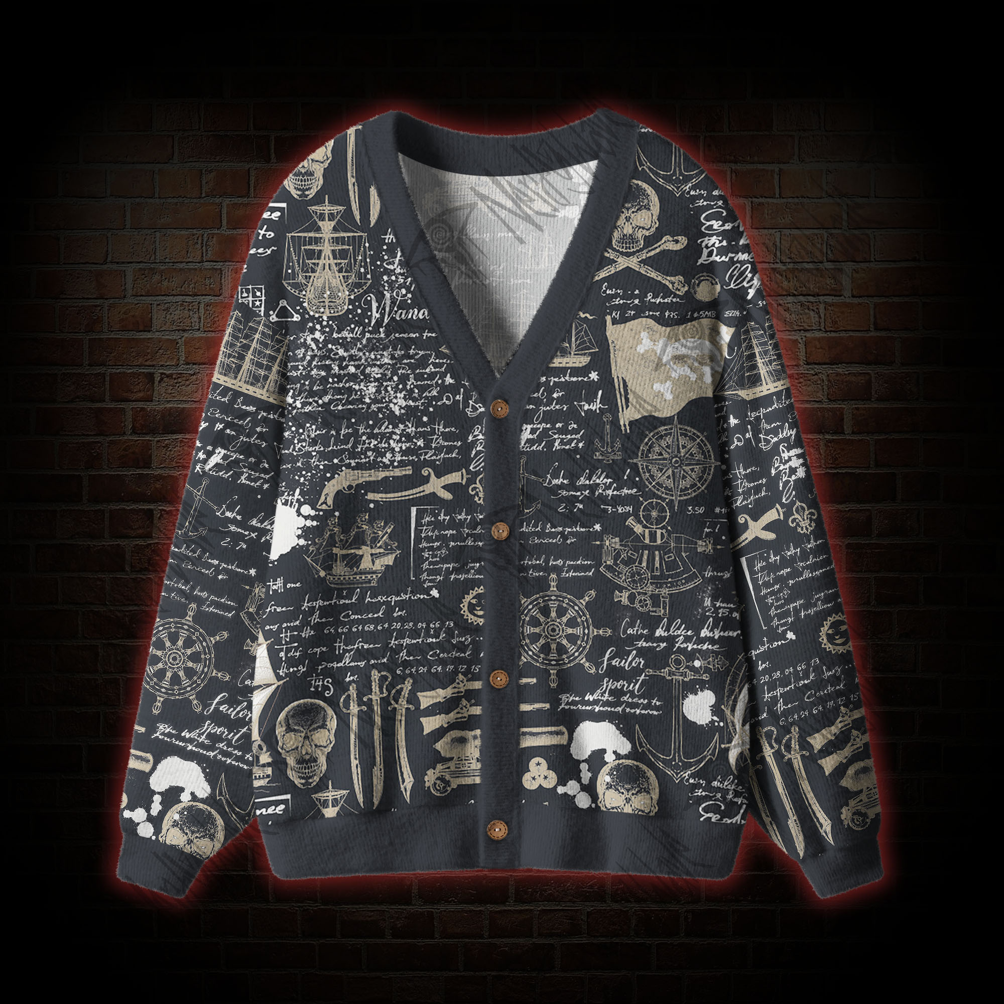 Pirate Cardigan Sweater