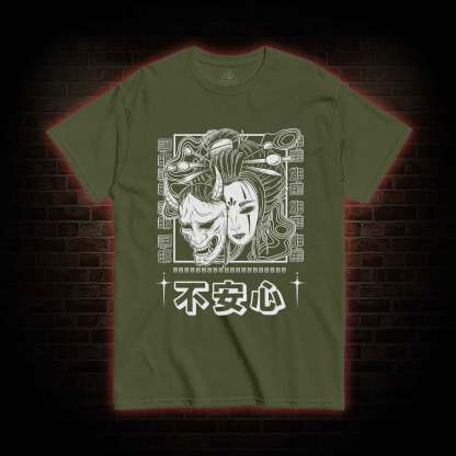 Geisha Woman Mask T-shirt 