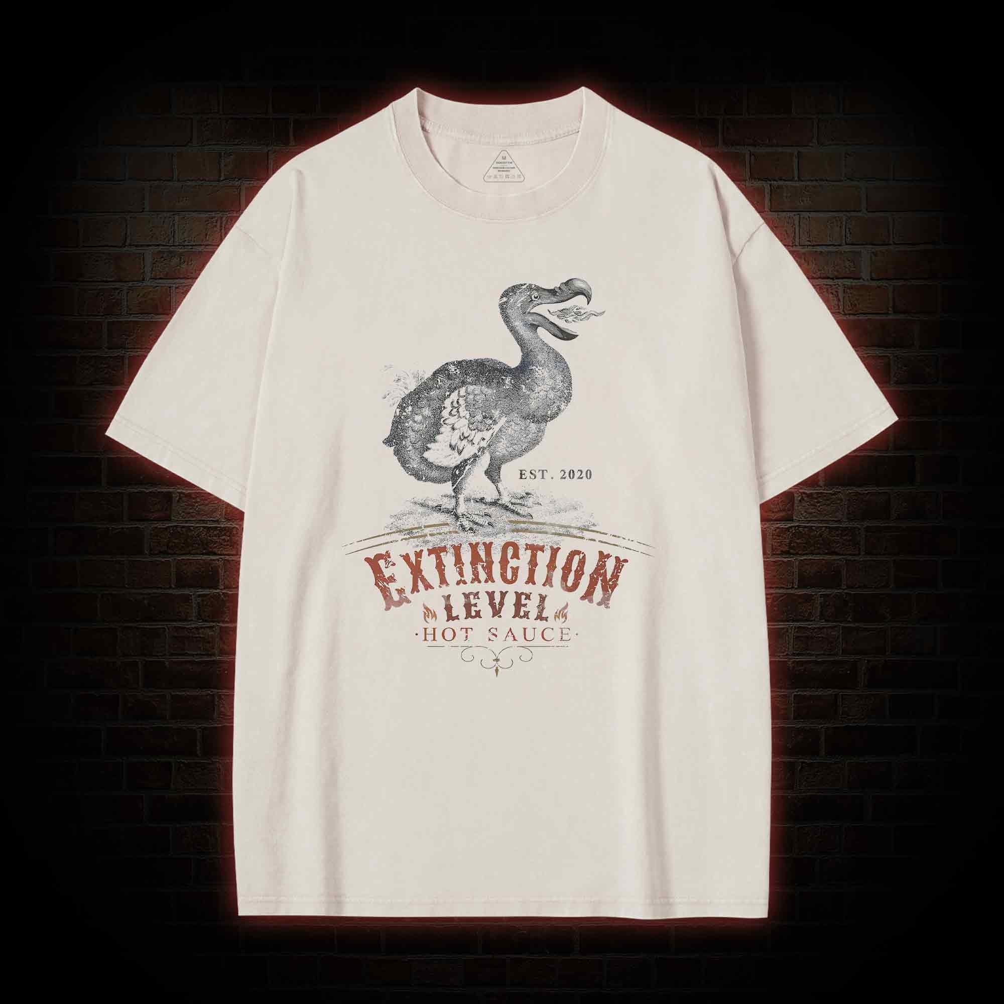 Extinction Level Hot Sauce Washed T-shirt