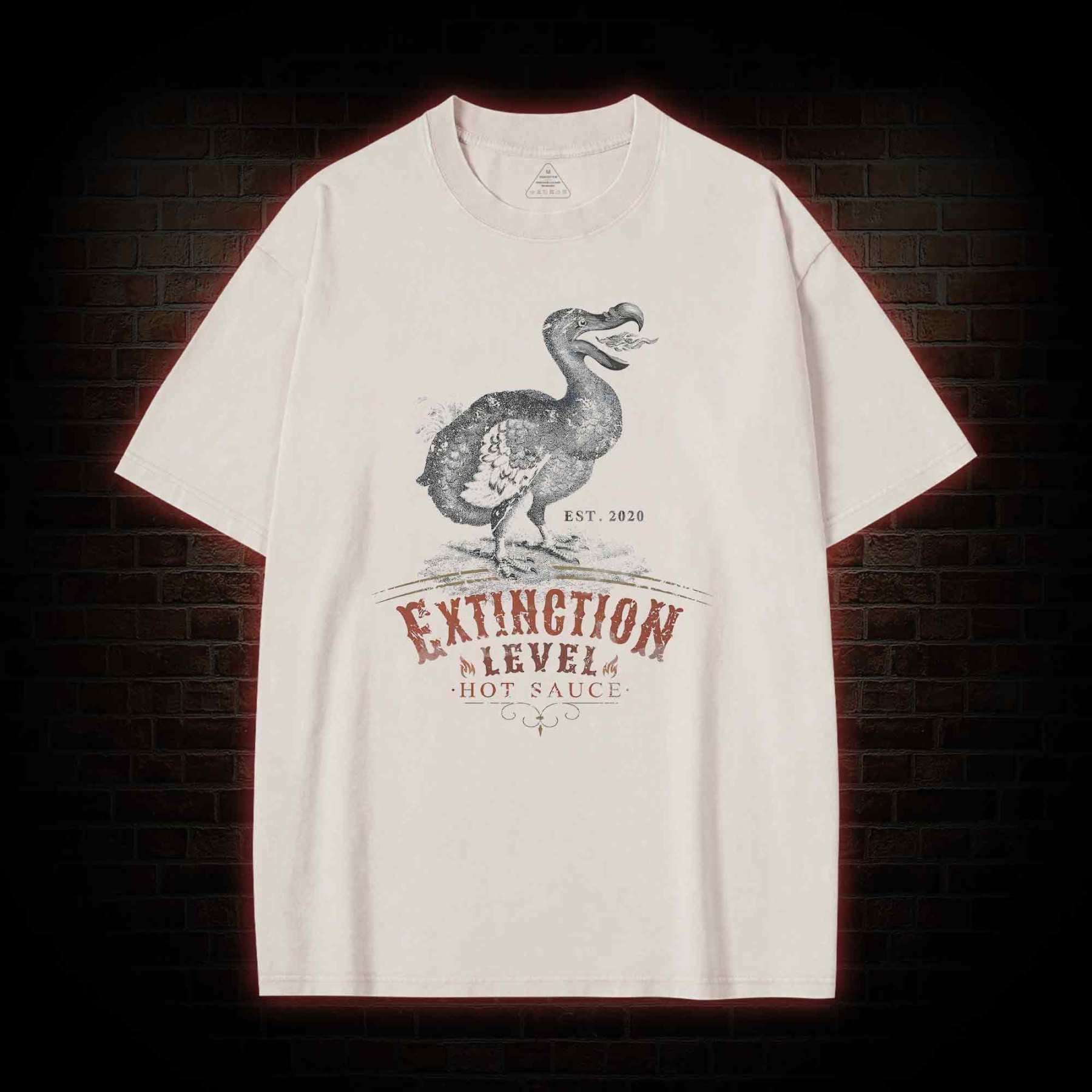 Extinction Level Hot Sauce Washed T-shirt