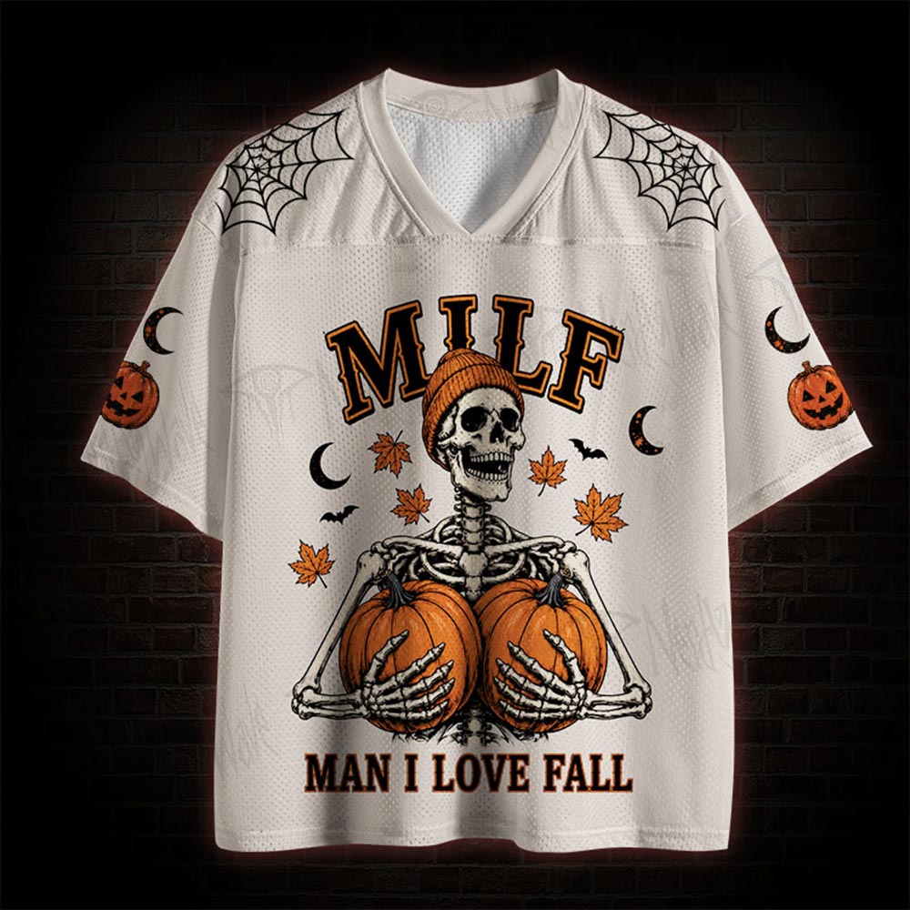 Man I Love Fall Mesh Jersey