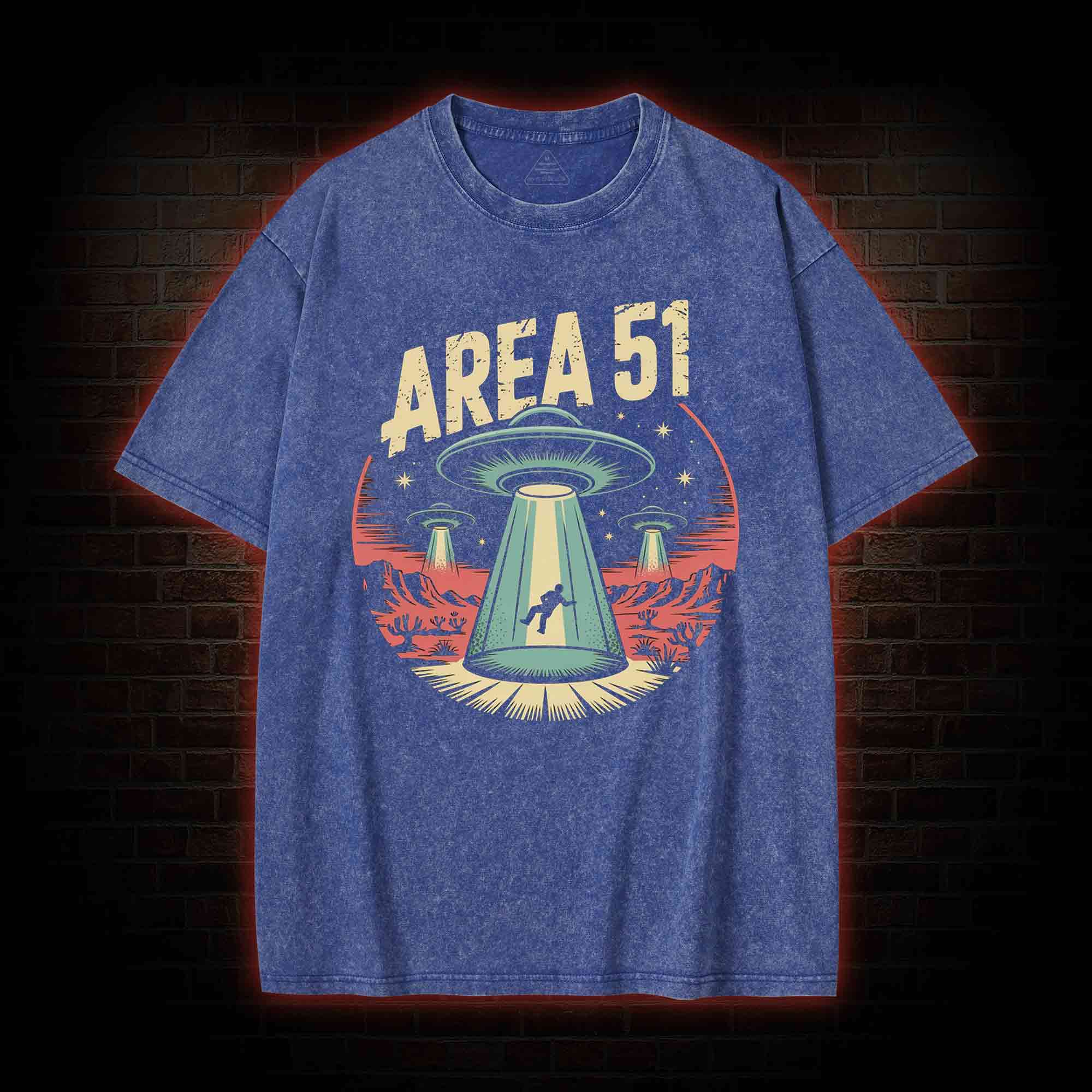  Area 51 Washed T-shirt