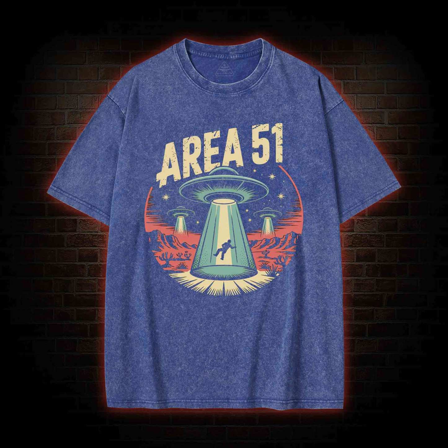  Area 51 Washed T-shirt