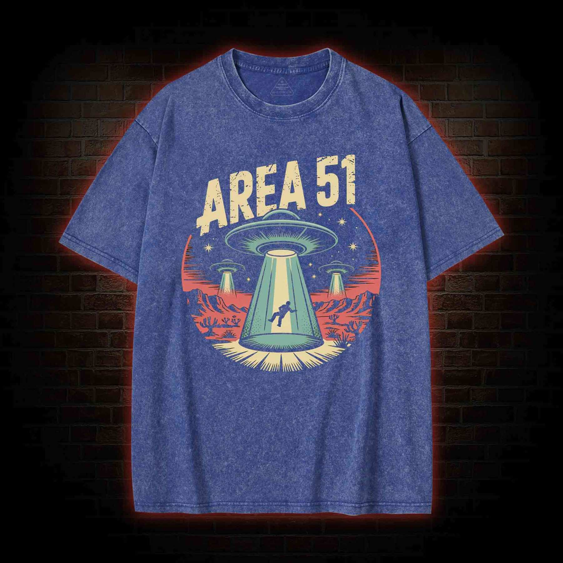  Area 51 Washed T-shirt