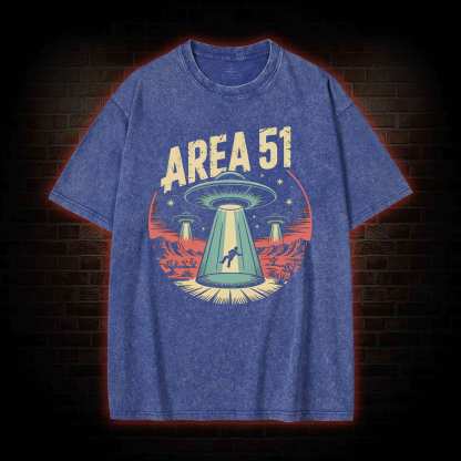  Area 51 Washed T-shirt