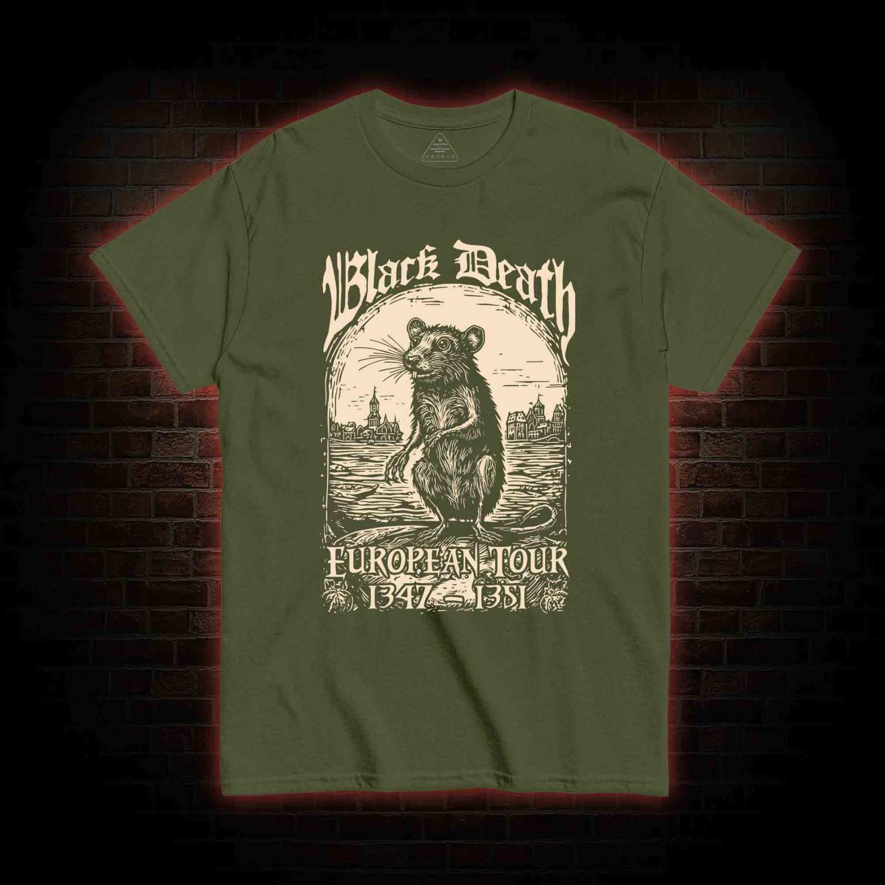 Black Death European Tour T-shirt
