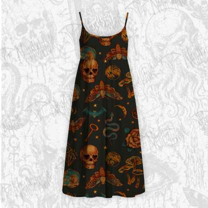 Witchy Strap Midi Sundress
