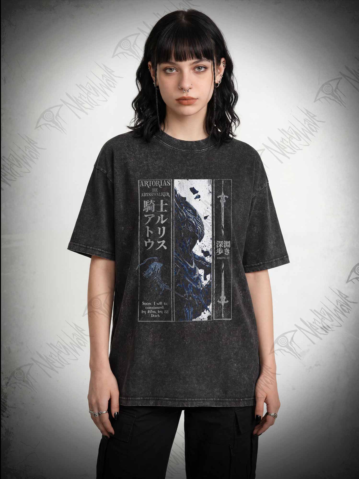 The Abysswalker Forgive Me Washed T-shirt