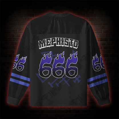 Deal with the Devil V-Neck Long Sleeve Jersey