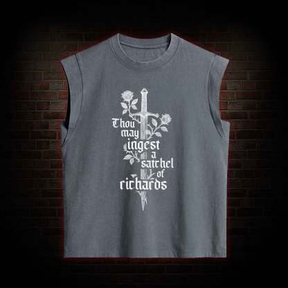 Thou May Ingest a Satchel of Richards Women's Washed Tank Top