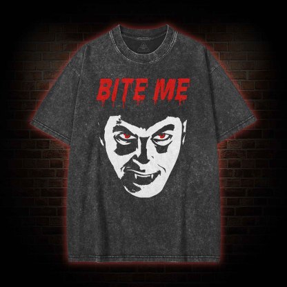 Bite Me Washed T-shirt