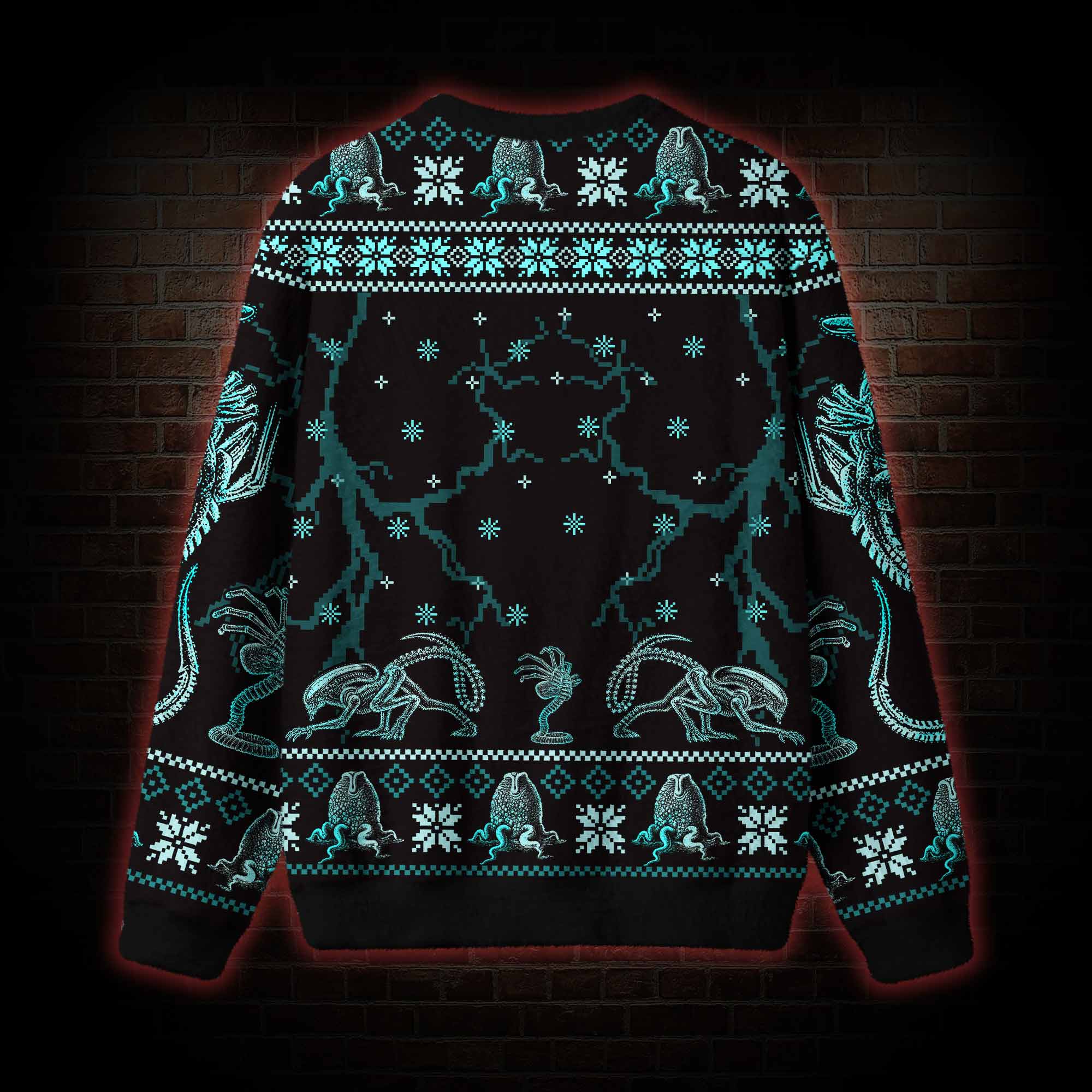 Alien Invader Ugly Sweatshirts