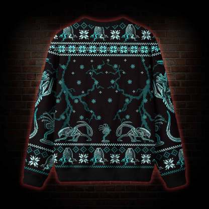 Alien Invader Ugly Sweatshirts