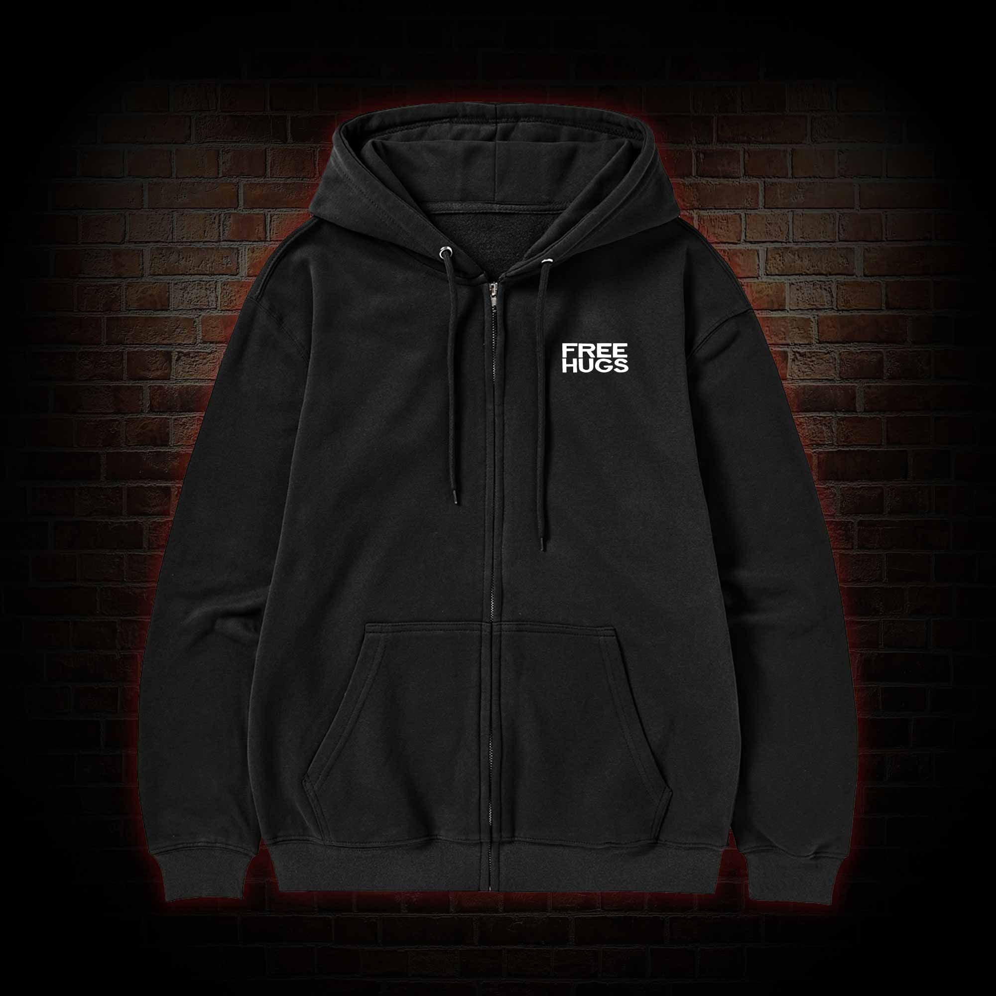 Alien Delivery Guy Zipper Hoodie