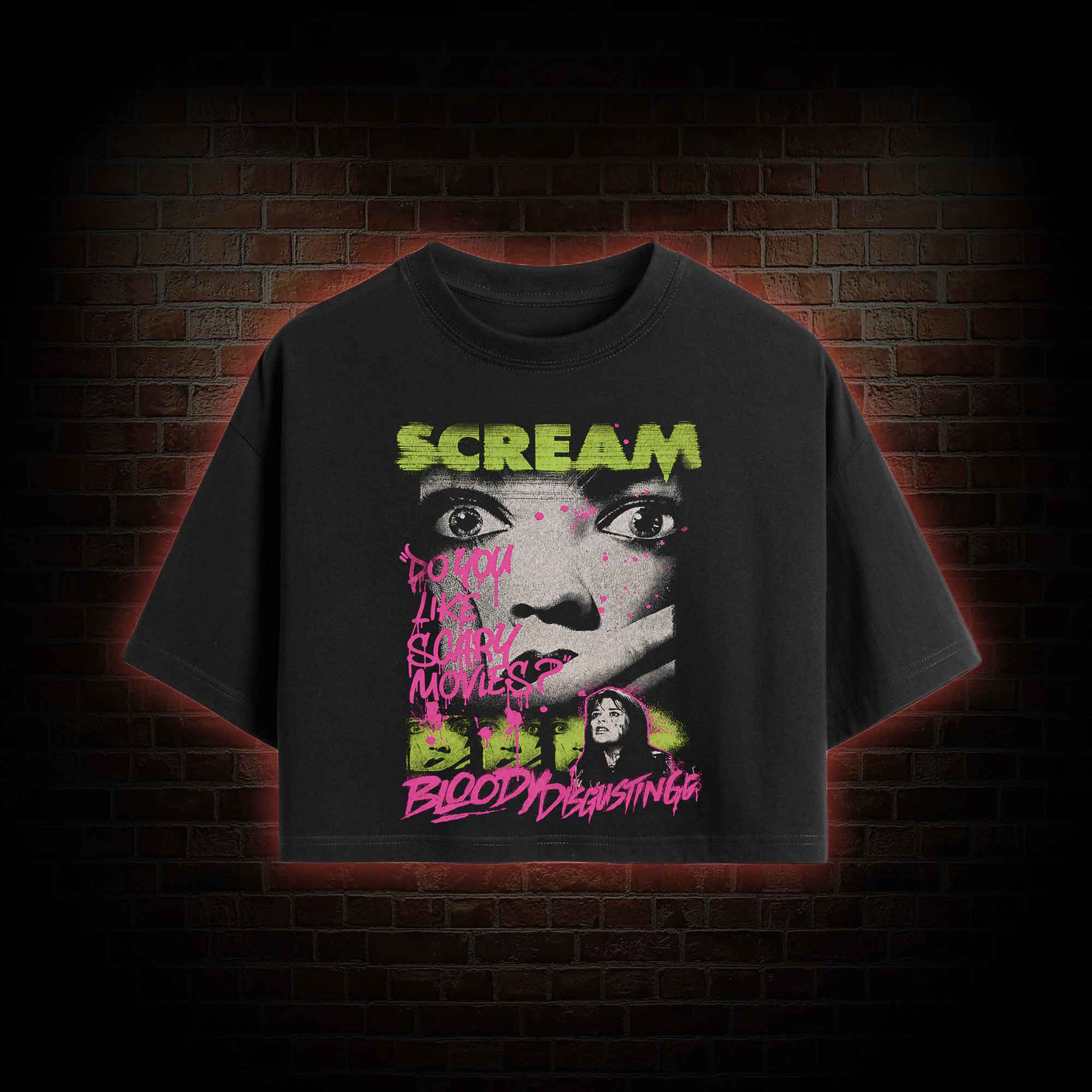 Do You Like Scary Movies Crop Top