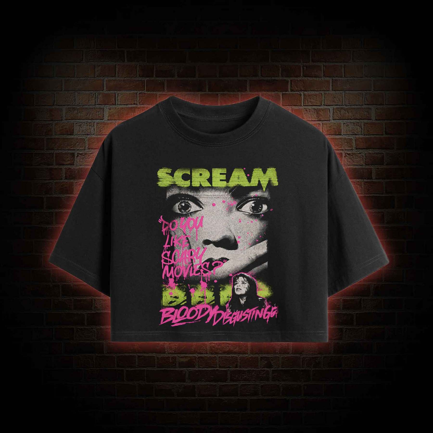 Do You Like Scary Movies Crop Top