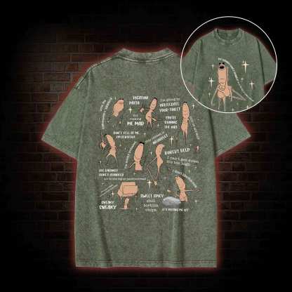 Robert Help The Worm Washed T-Shirt