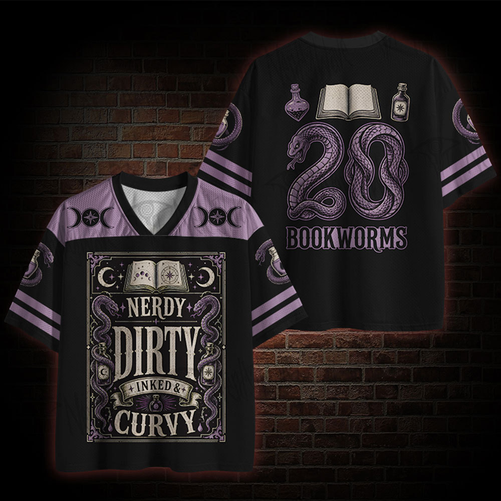 Nerdy Dirty Inked＆Curvy Mesh Jersey