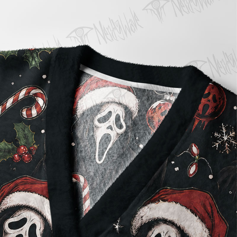 Scream for Christmas Cardigan Sweater