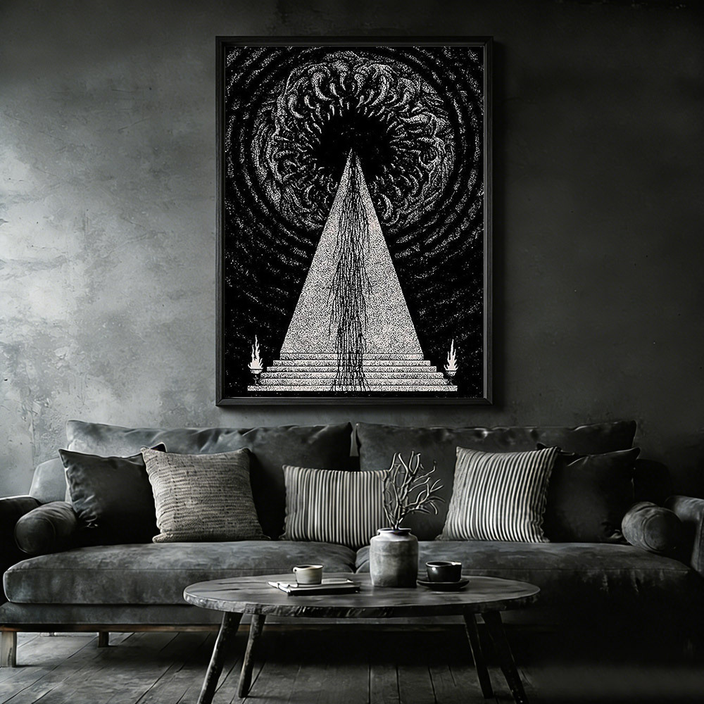Azathoth Framed Canvas Print