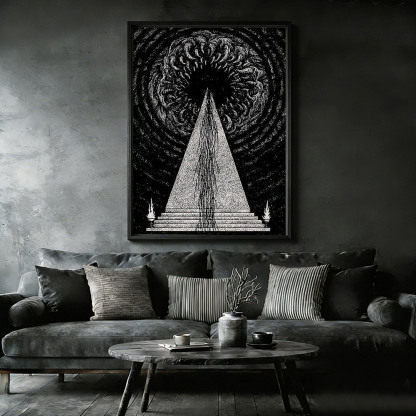 Azathoth Framed Canvas Print