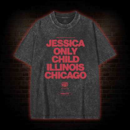 Jessica Only Child Washed T-shirt