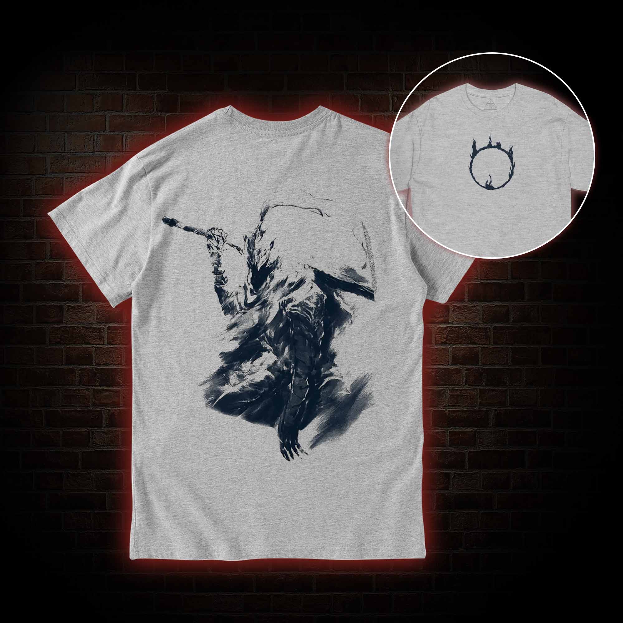 Abyss Vintage Back Print T-Shirt